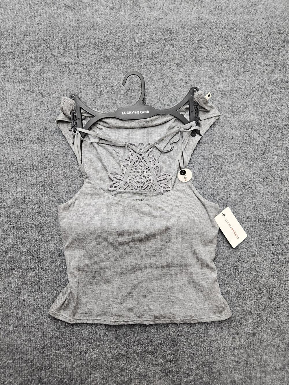 Lucky Brand Woman's 2pc Set Size Medium Color Gray New
